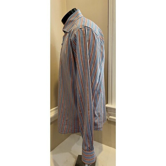 Robert Graham Modern Americana Shirt Mens Sz XL Striped Tailored Fit Preppy - Picture 7 of 13